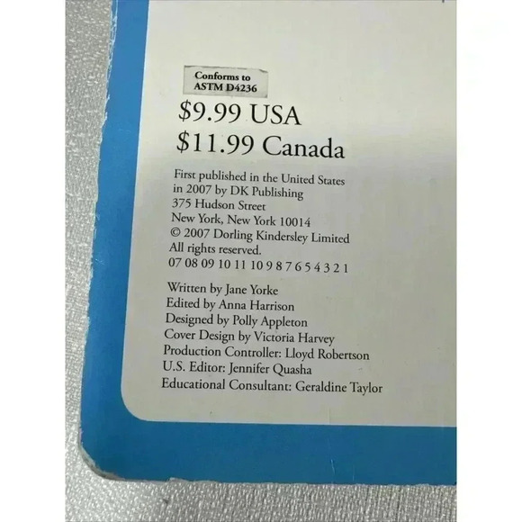 DK My First Wipe Clean Letters Board Book‎ 2007 Good Used Condition - Picture 4 of 7